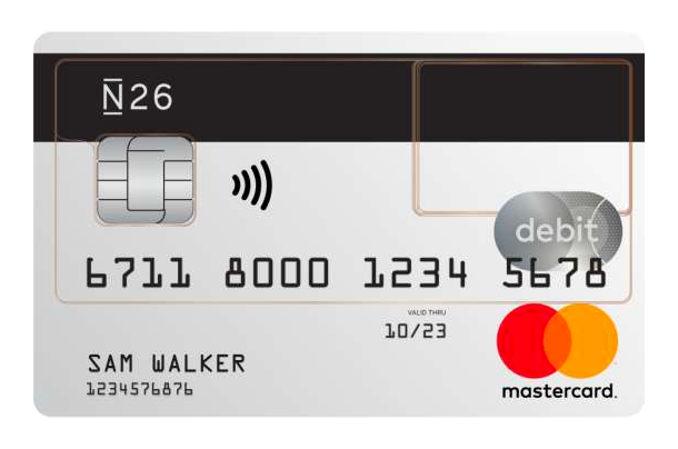 N26 debit card