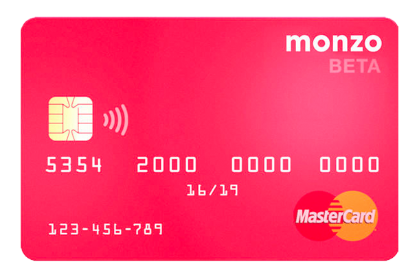 Monzo debit card